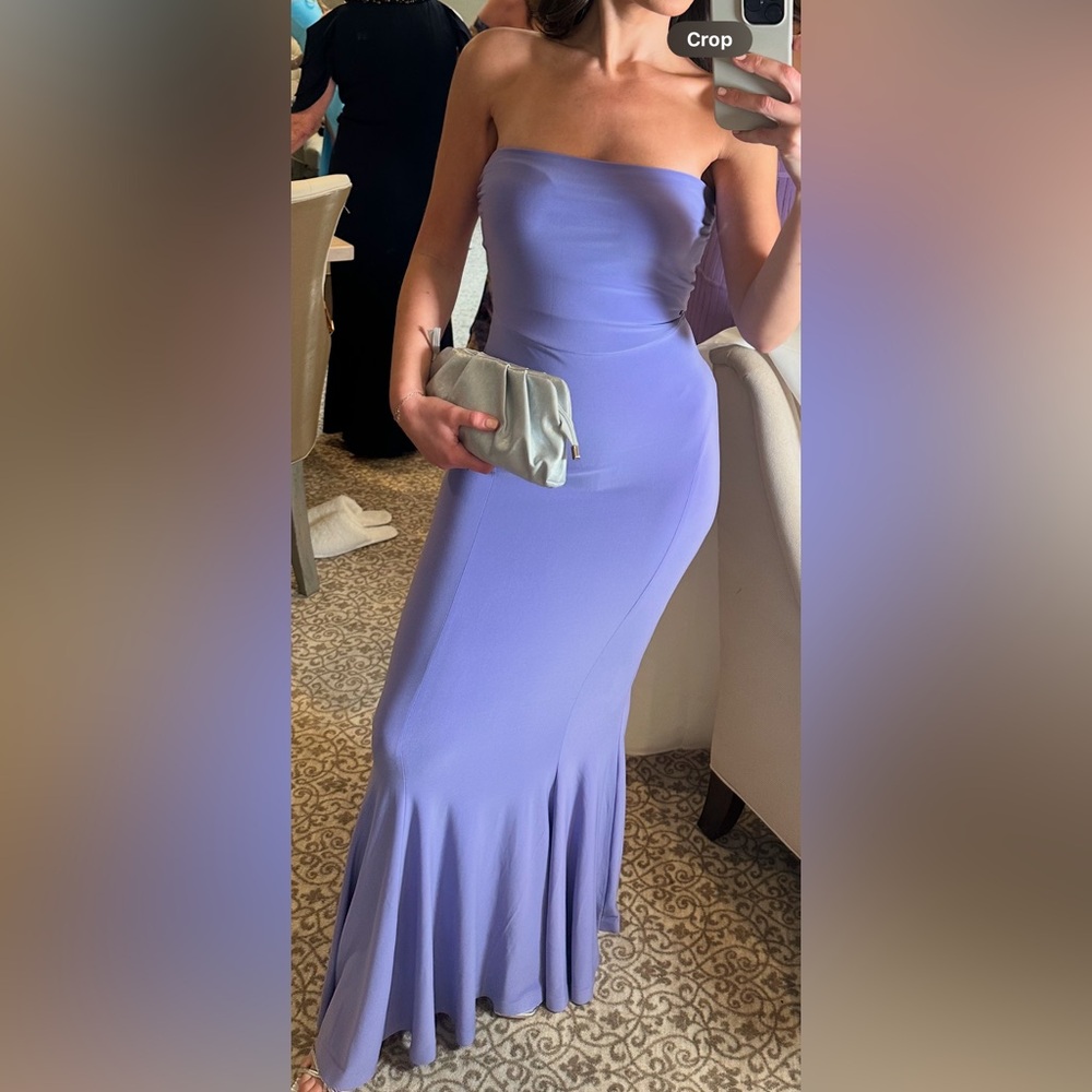 Norma Kamali Fishtail Gown - Lavender